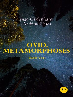 cover image of Ovid, Metamorphoses (3.511–733)